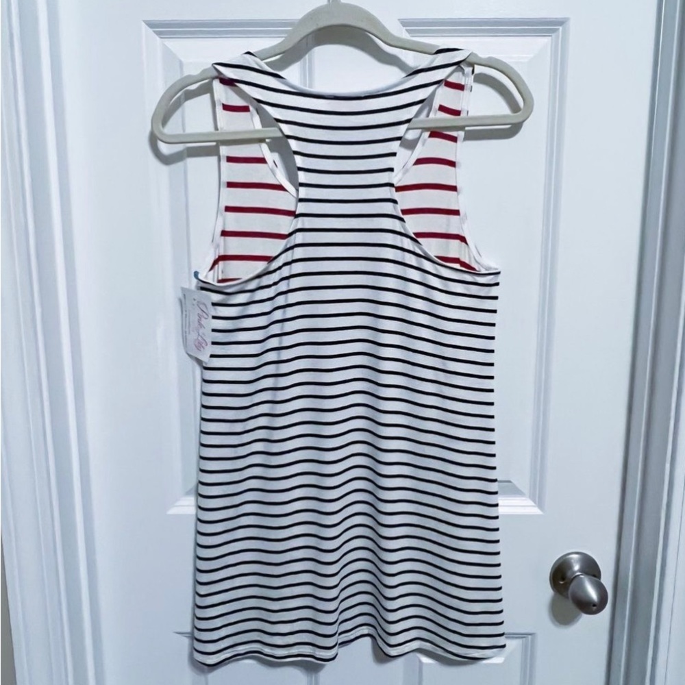 NWT Pink Lily Patriotic Tank Top - Picture 6 of 8